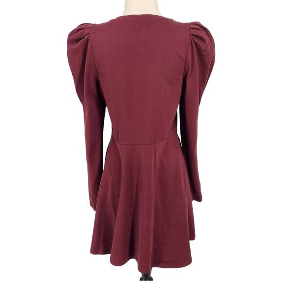 English Factory Puff Sleeve Fit & Flare Skater Dress - Picture 4 of 9